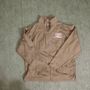 Ouray Sportswear Aquarium Of The Pacific Sea Turtle Mesh Knit Zip Up Jacket Size